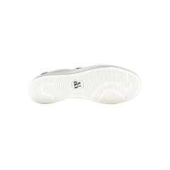 White Polyester Men Sneaker