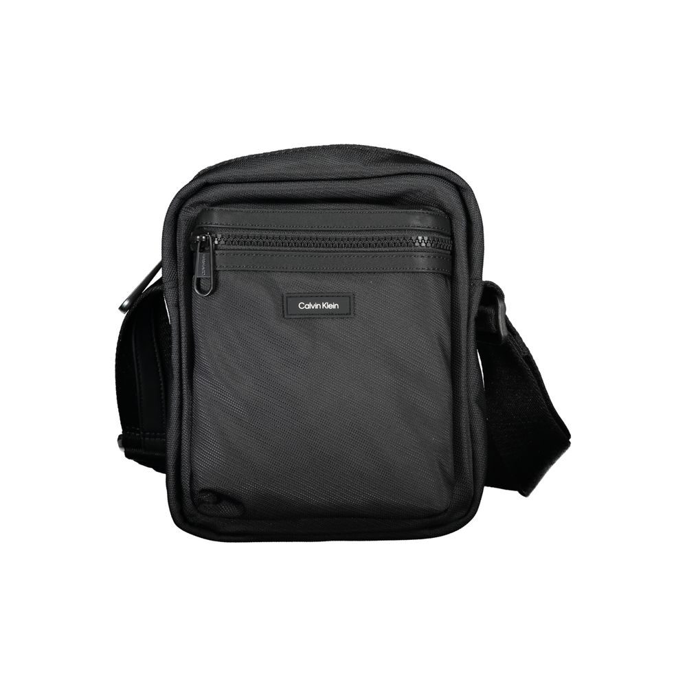 Nero Polyester Mens Shoulder Bag