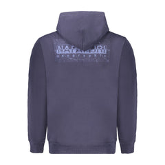 Blue Cotton Men Sweater
