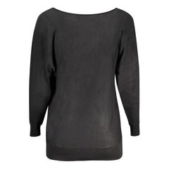 Black Viscosa Women Sweater