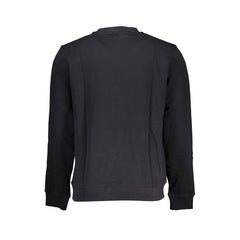 Black Cotton Men Sweater