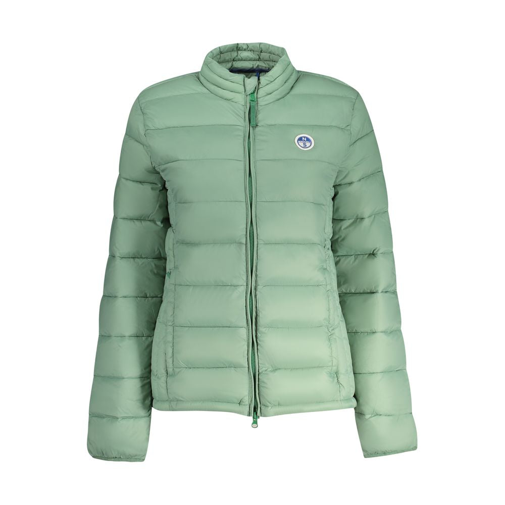 Green Polyamide Jackets &amp; Coat