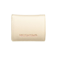 Beige Polyurethane Women Wallet