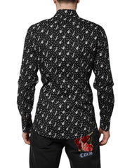 Black GOLD Instrument Embellished Shirt