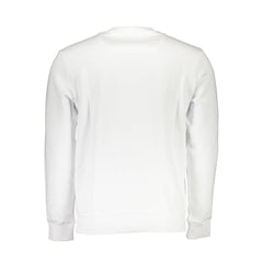 White Cotton Men Sweatshirt