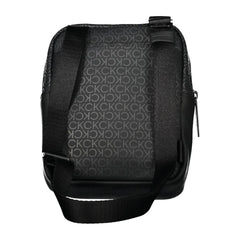 Black Polyester Men Shoulder Bag