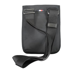 Black Polyester Men's Shoulder Bag