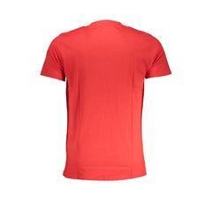 Red Cotton Men T-Shirt