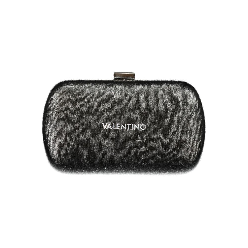 Black Polyurethane Women Handbag
