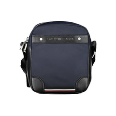 Blue Polyester Men's Shoulder Bag