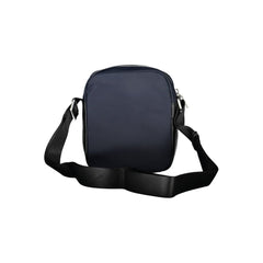 Blue Polyester Men's Shoulder Bag