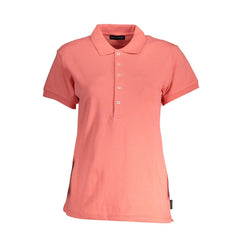 Pink Organic Cotton Women Polo