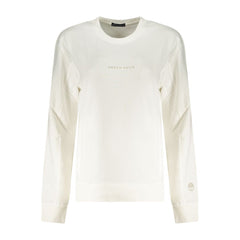 Bianco Cotton Women Sweatshirt
