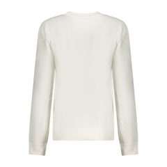 Bianco Cotton Women Sweatshirt