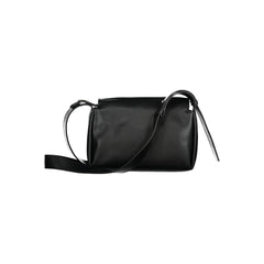 Black Polyester Women Shoulder Bag