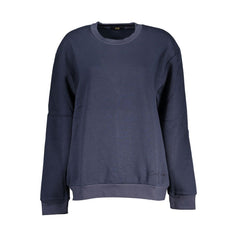 Blu Polyester Woman Sweatshirt