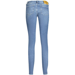 Blu Cotton Women Jeans