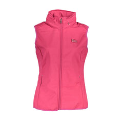 Pink Polyester Women Jacket