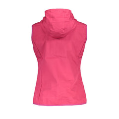 Pink Polyester Women Jacket
