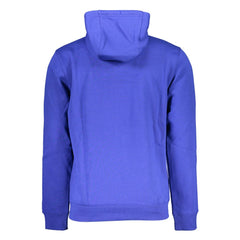 Blue Cotton Men's Sweatshirt Hoodie