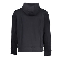 Black Cotton Men Sweater