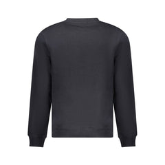 Black Cotton Men Sweater