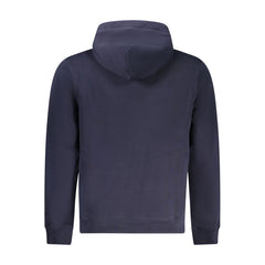 Blue Cotton Men Sweater