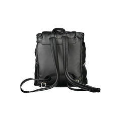 Black Polyester Backpack