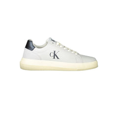White Polyurethane Men's Sneaker