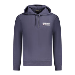 Blue Cotton Men Sweater