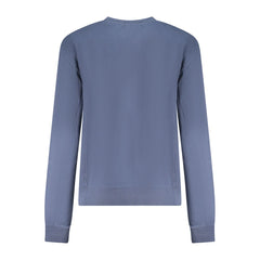 Blue Cotton Women Sweater