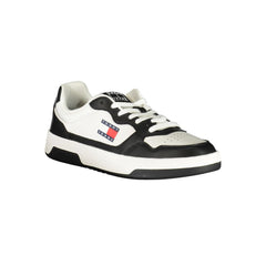 Black Polyurethane Men Sneaker
