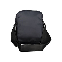 Blue Polyester Men's Shoulder Bag