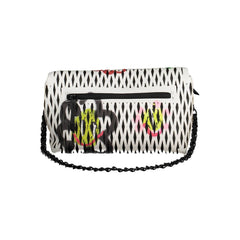 White Polyurethane Women Handbag