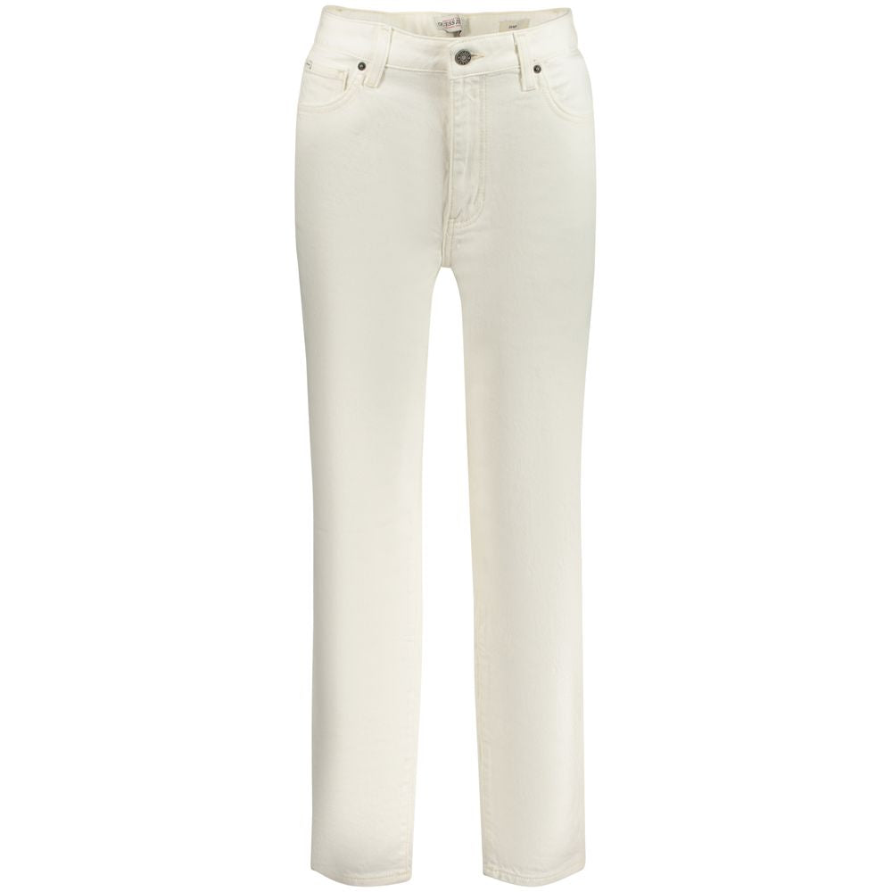 White Cotton Women's Jeans