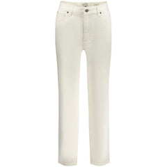 White Cotton Women's Jeans