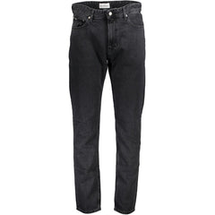 Black Cotton Men Jeans