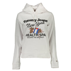 Bianco Cotton Women Hoodie