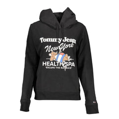 Black Cotton Women's Hoodie