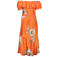 "Arancione Cotton Woman Dress"