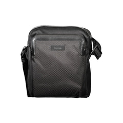 Black Polyester Men's Shoulder Bag