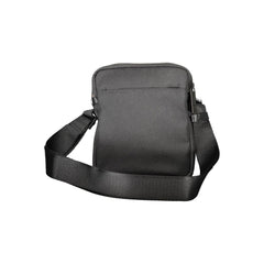 Black Polyester Men's Shoulder Bag