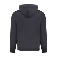 Black Cotton Men Sweater
