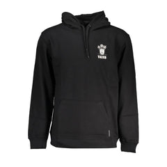 Black Cotton Men Sweater
