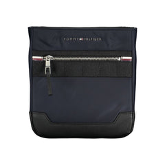 Blue Polyester Mens Shoulder Bag