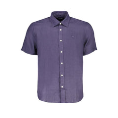 Blu Linen Men's Shirt