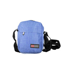 Blue Polyester Mens Shoulder Bag
