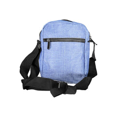 Blue Polyester Mens Shoulder Bag