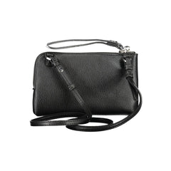 Black Faux Leather Women Shoulder Bag