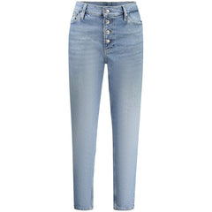 Azzurro Cotton Women's Jeans